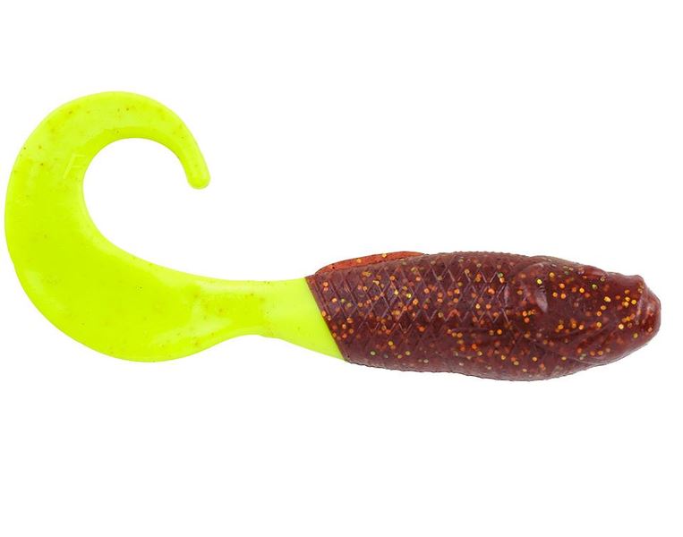 Gulp! Saltwater Swimming Mullet - 4" - Root Beer Gold/Chartreuse
