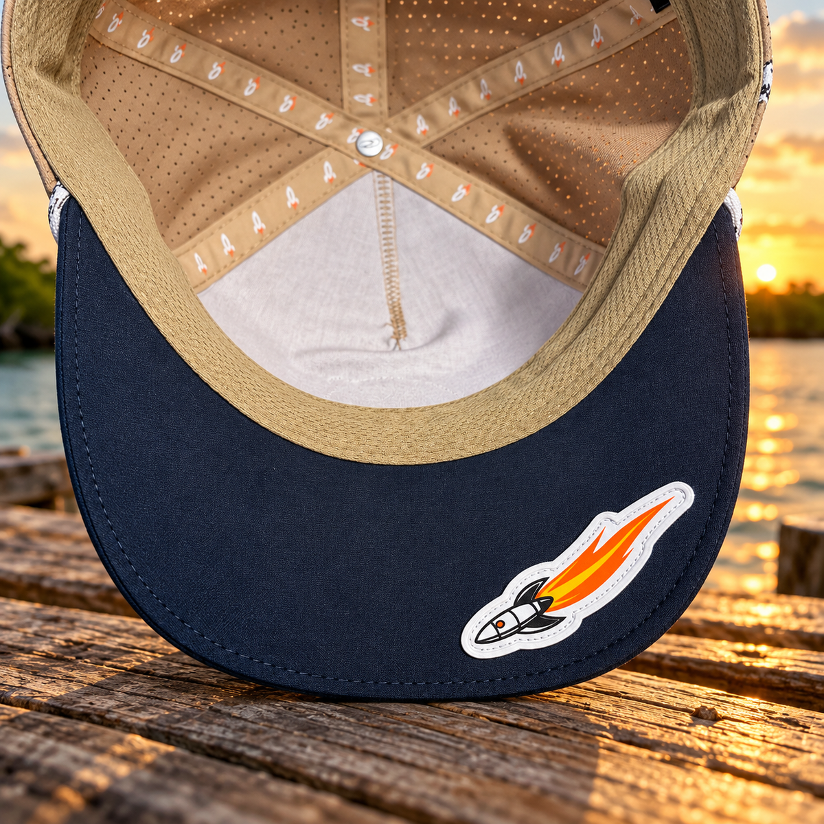 Space Coast Angler Co. Logo Waterproof Hat