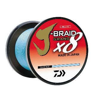 J-BRAID x8 GRAND Braided Line - 20 lbs - 300 yds - Island Blue