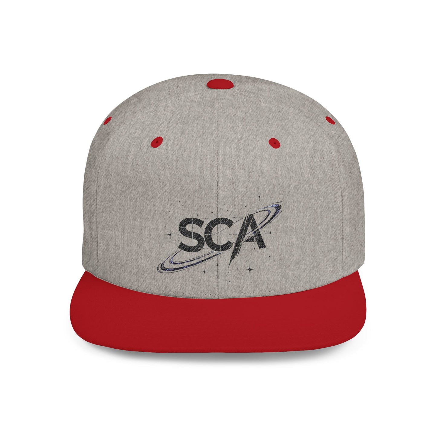 SCA Planetary Logo Flat Bill Snapback Hat