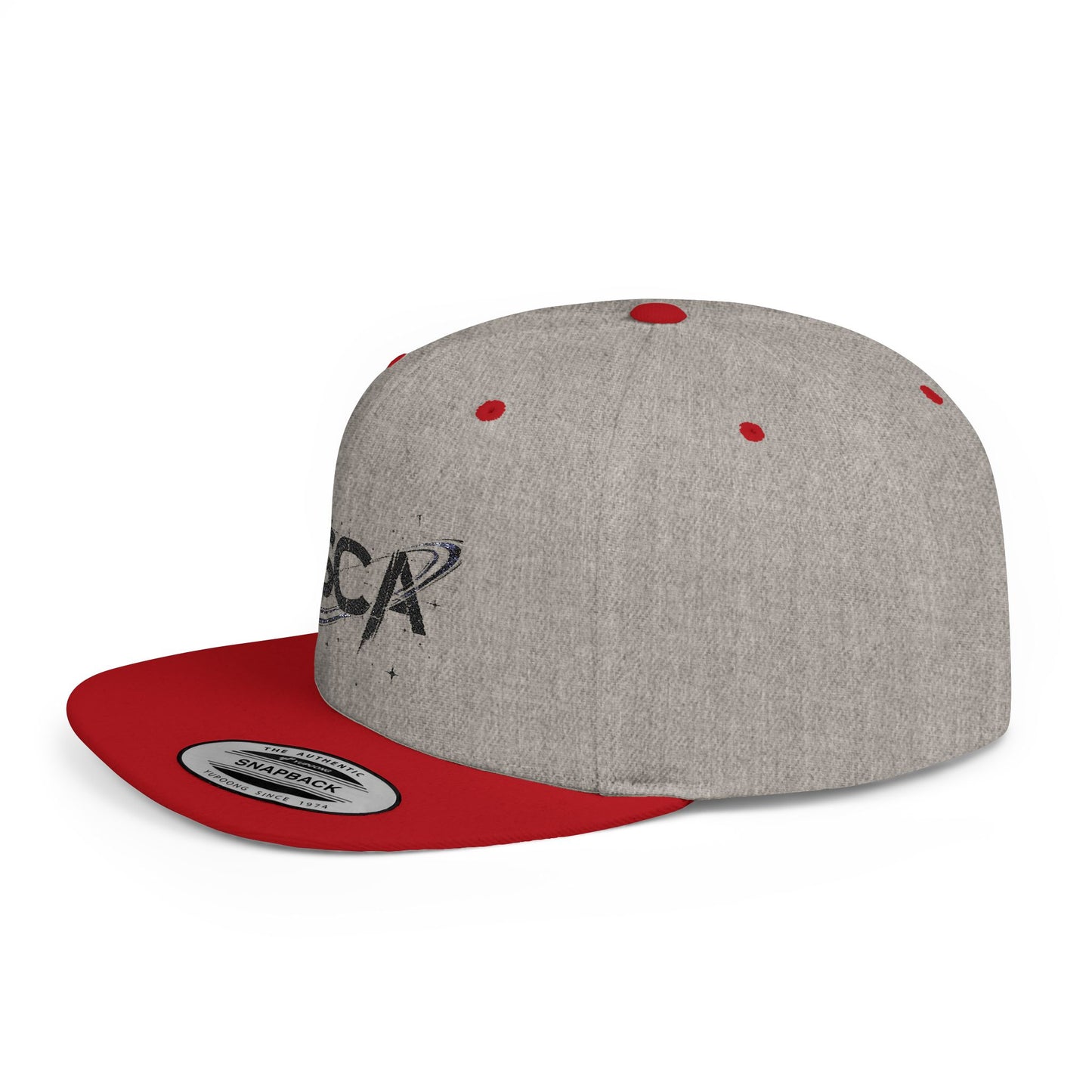 SCA Planetary Logo Flat Bill Snapback Hat
