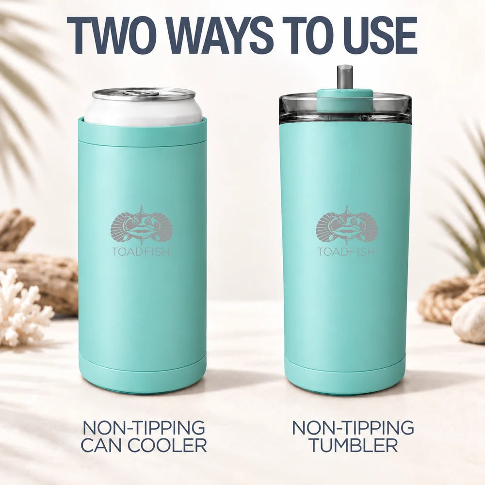 Toadfish Smartgrip 4-in-1 Can Cooler - Teal