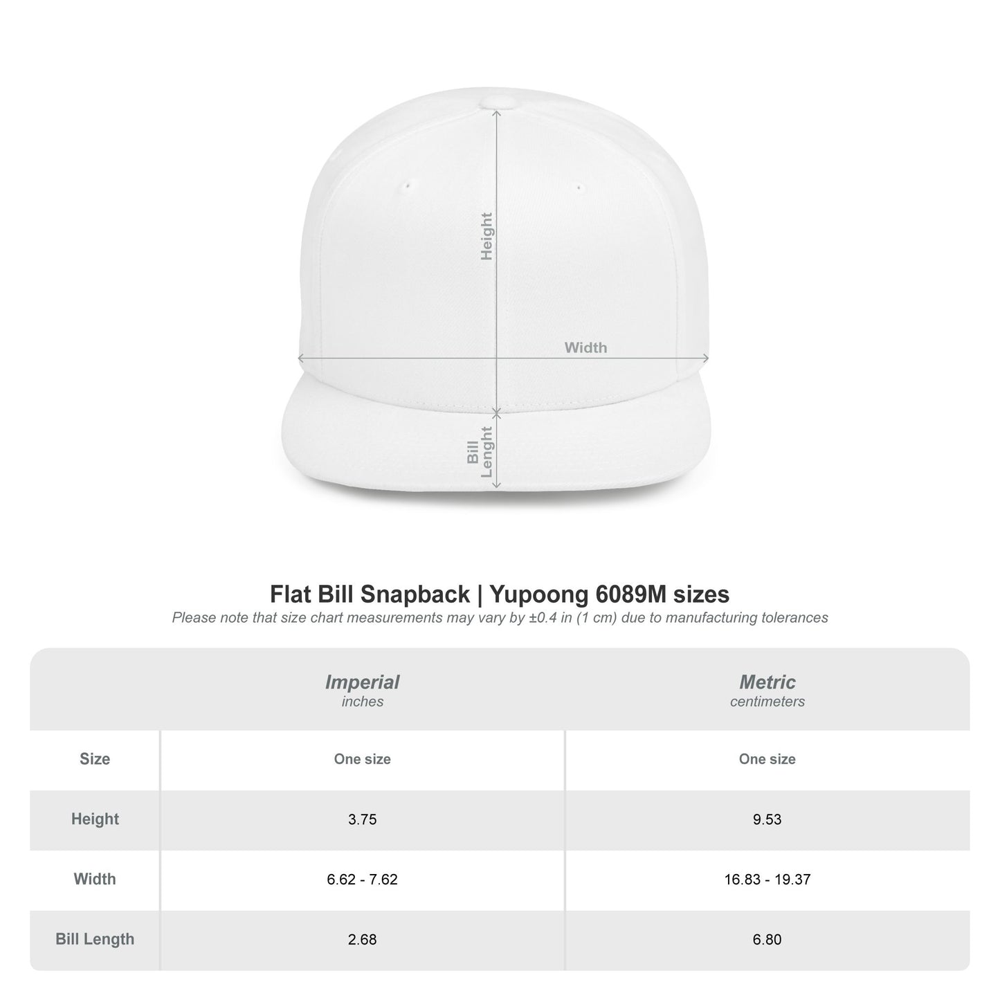 SCA Planetary Logo Flat Bill Snapback Hat