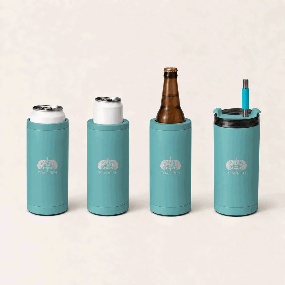 Toadfish Smartgrip 4-in-1 Can Cooler - Teal