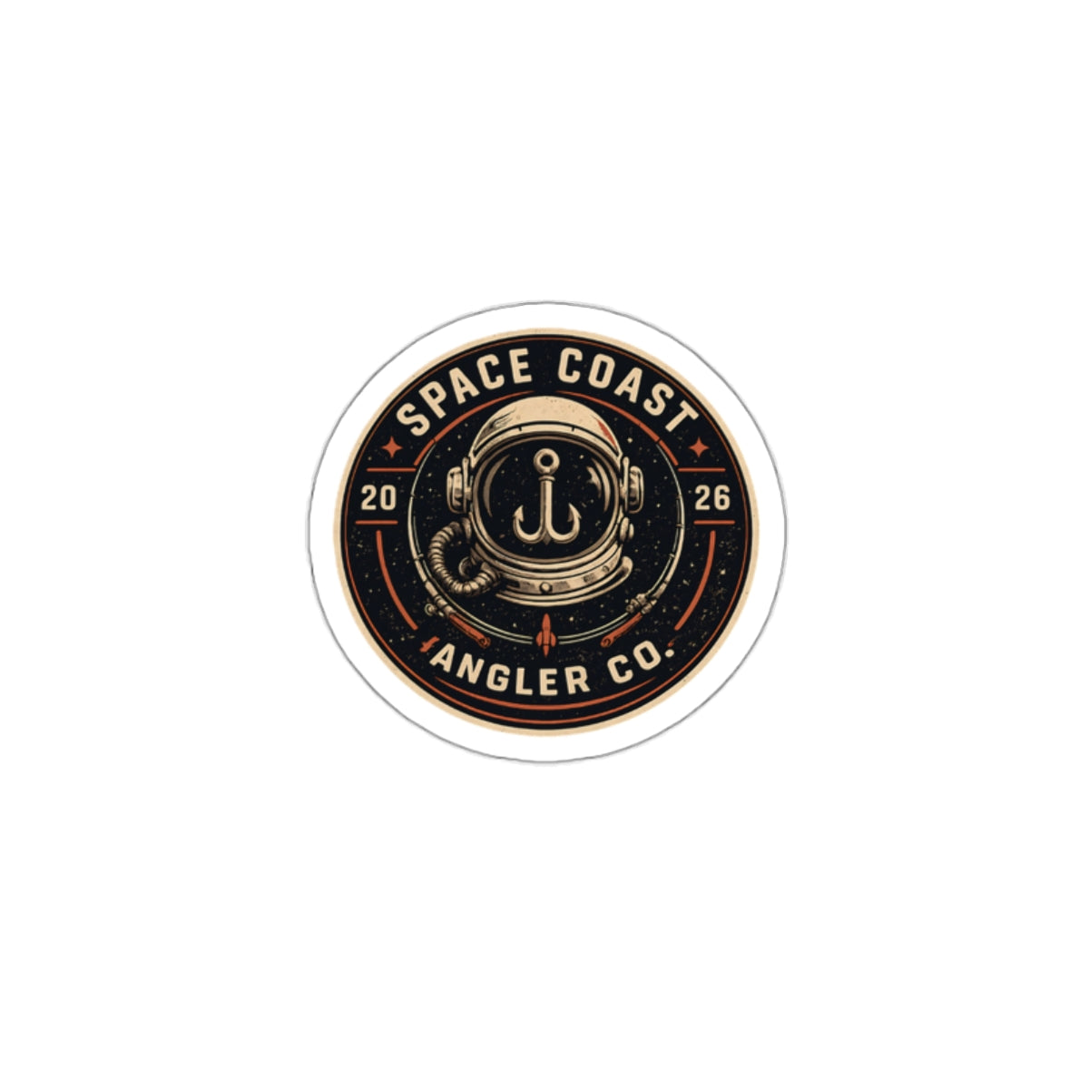 Vintage Astronaut Decal