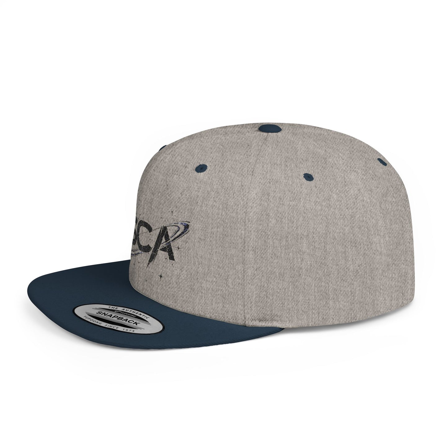 SCA Planetary Logo Flat Bill Snapback Hat