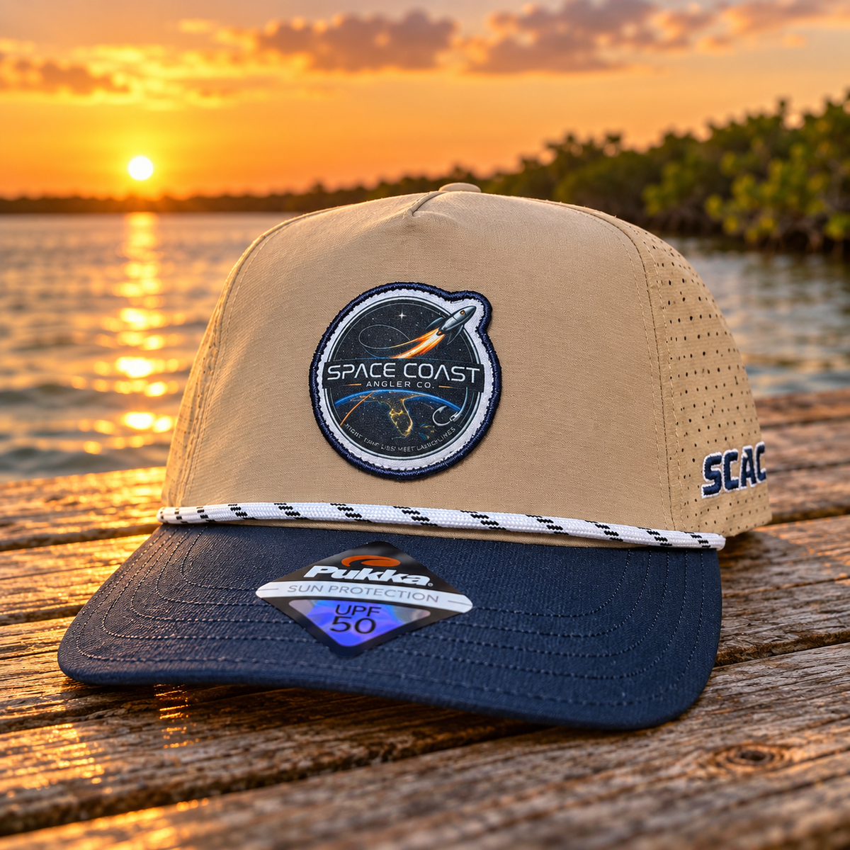 Space Coast Angler Co. Logo Waterproof Hat