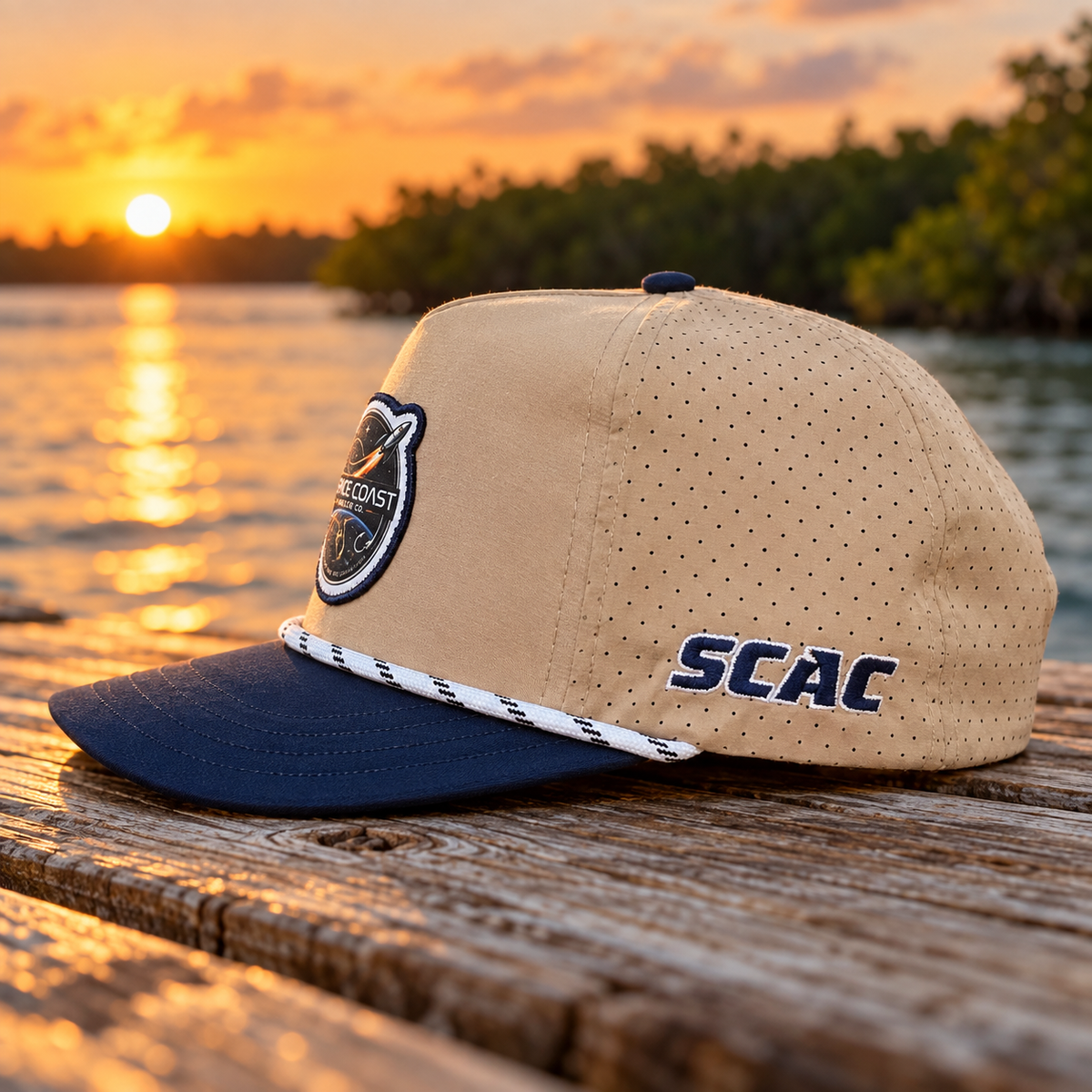 Space Coast Angler Co. Logo Waterproof Hat