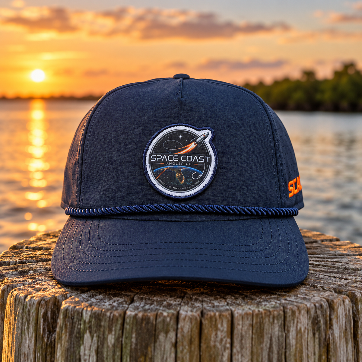 Space Coast Angler Co. Logo Waterproof Hat