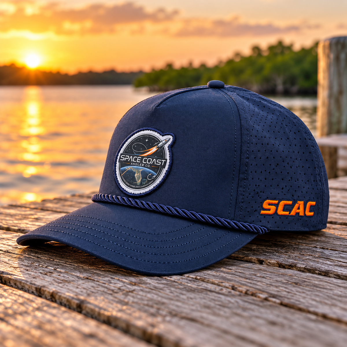 Space Coast Angler Co. Logo Waterproof Hat