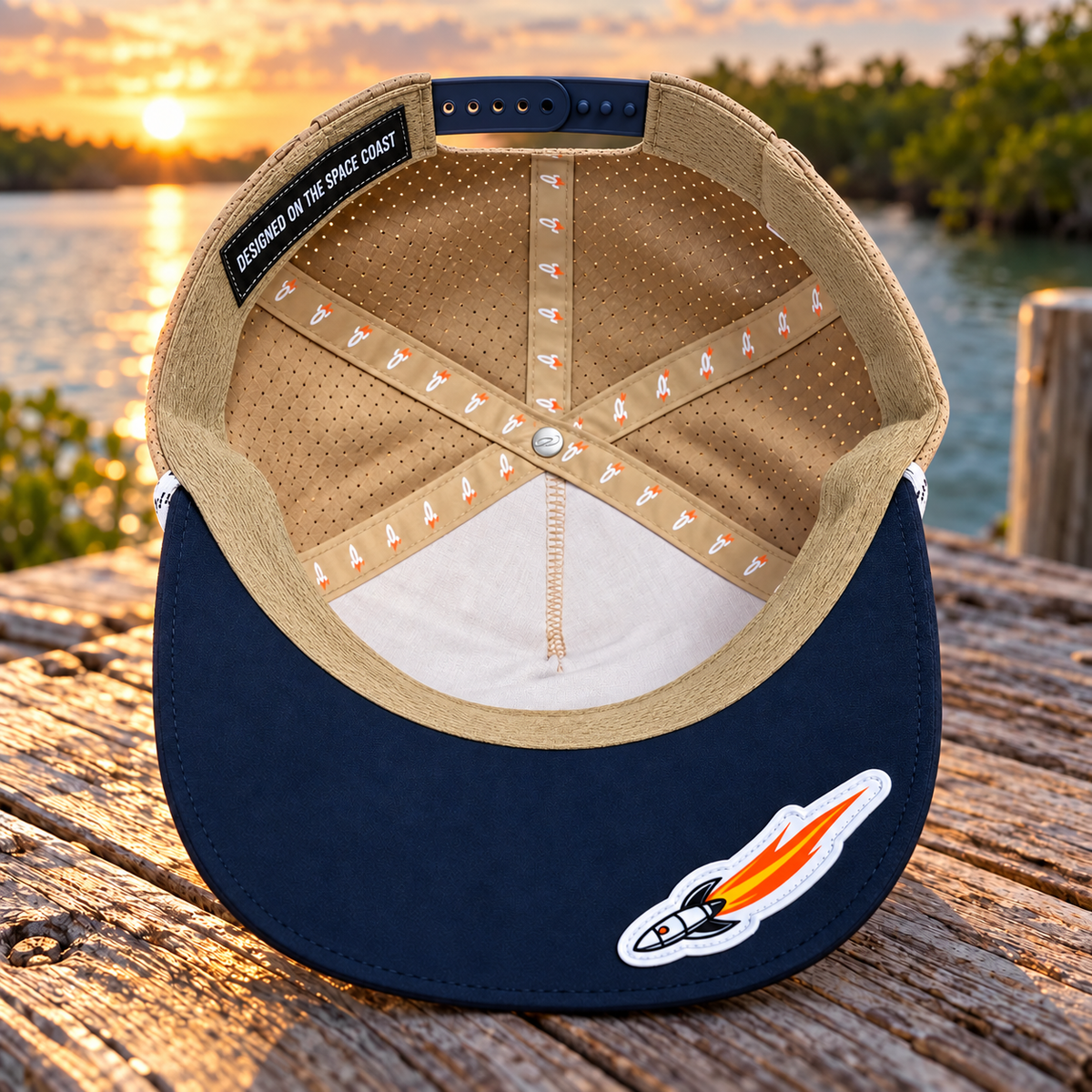 Space Coast Angler Co. Logo Waterproof Hat