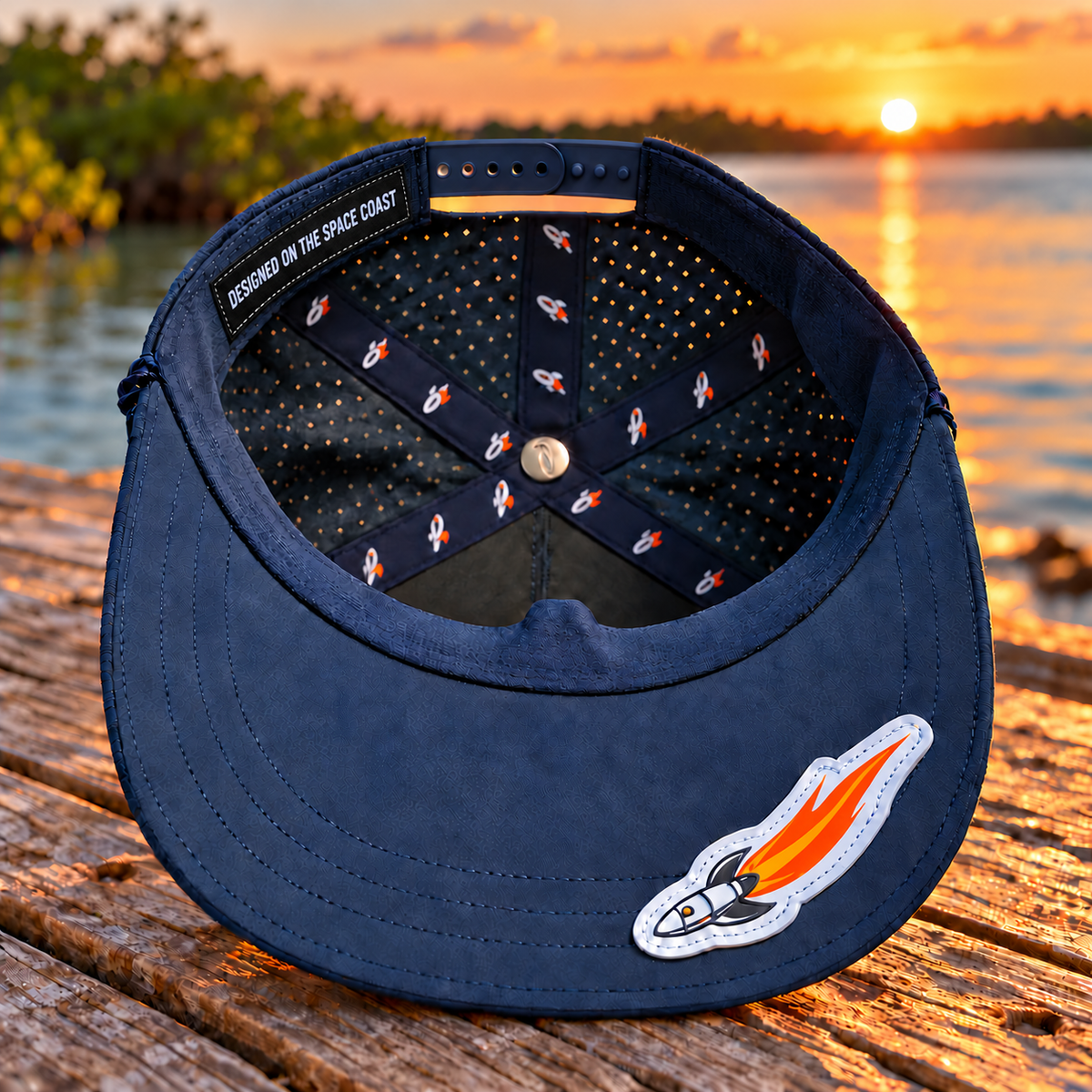 Space Coast Angler Co. Logo Waterproof Hat