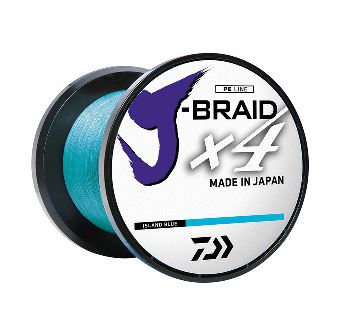 J-BRAID x4 Braided Line - 30 lbs - 300 yds - Island Blue